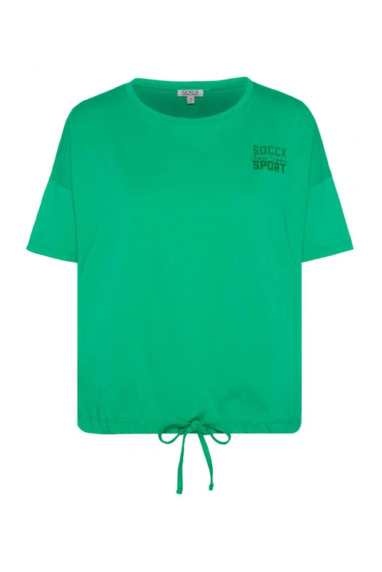 футболка oversize active green
