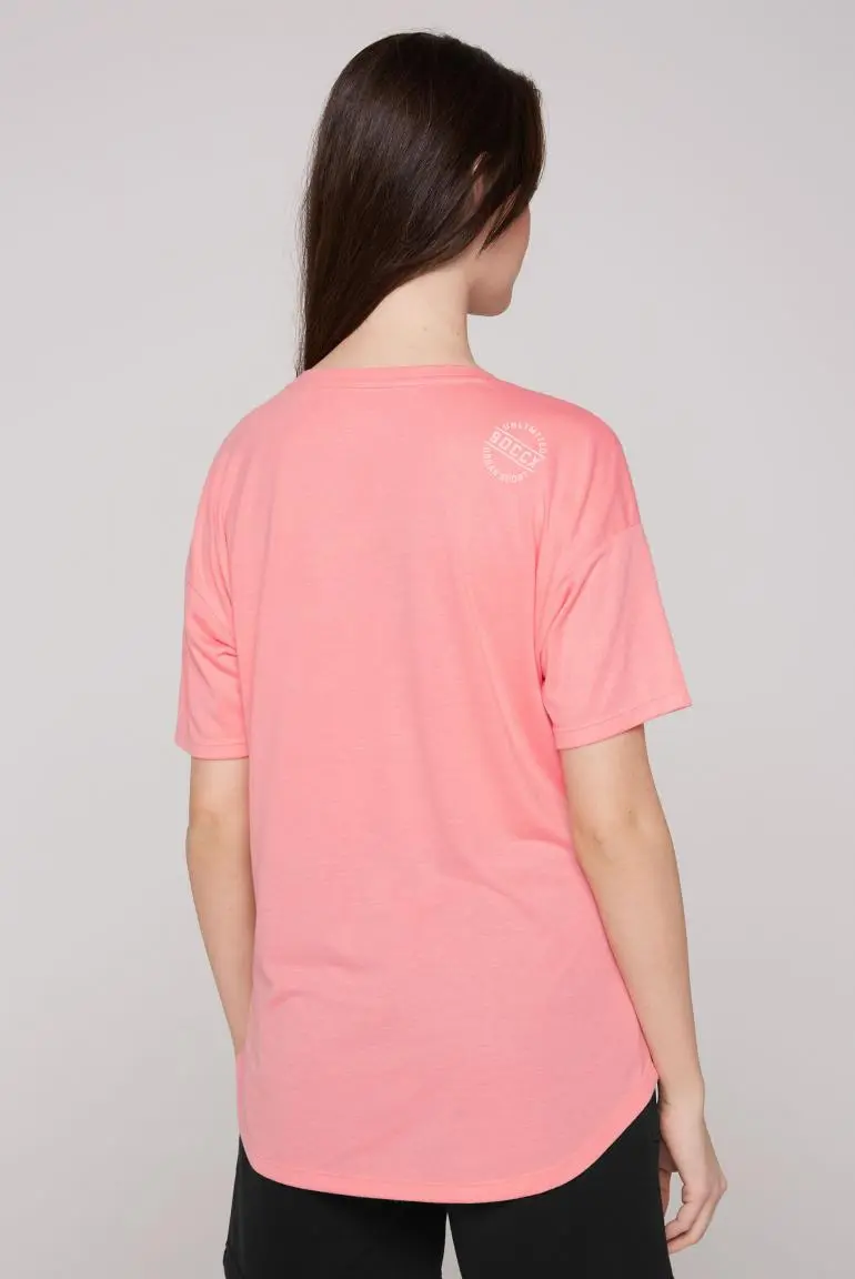 футболка oversize peachy rose